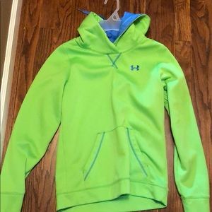 Green Under Armor Hoodie